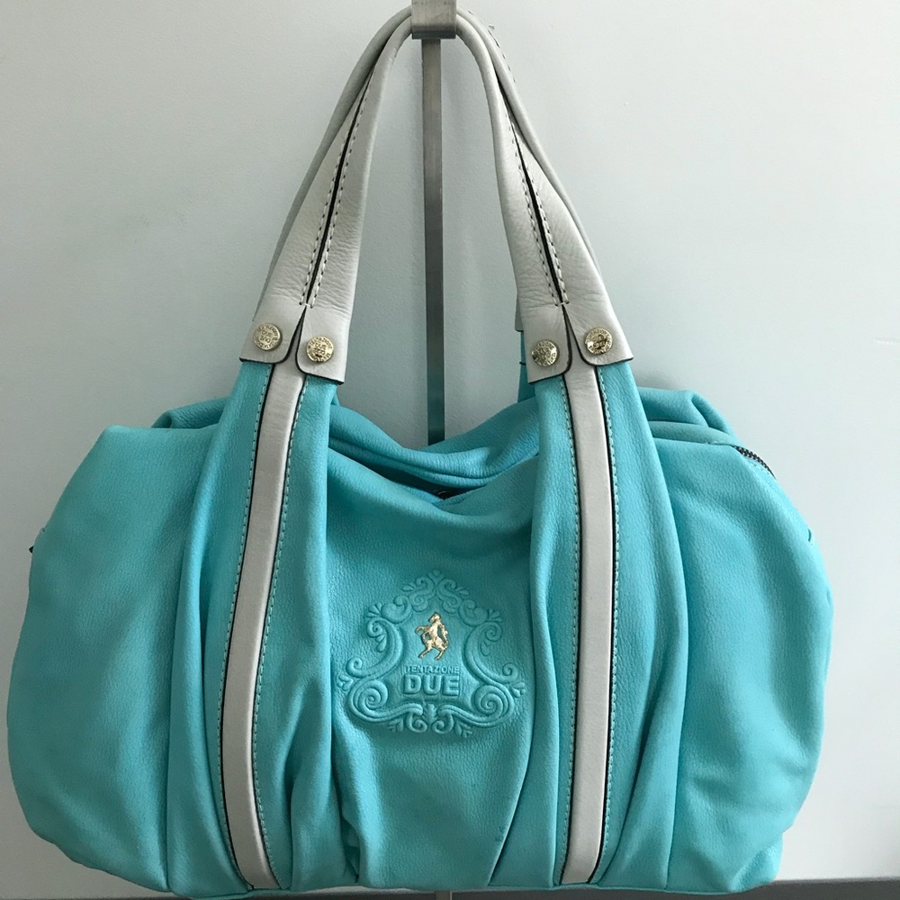 NWT!  Italian Tentazione Due Leather Bag Stunning!